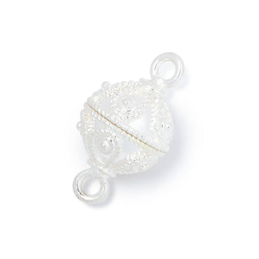 16mm Roped Tear Drop Design Round Magnetic Clasp 1 piece (ONLINE ORDER ONLY)