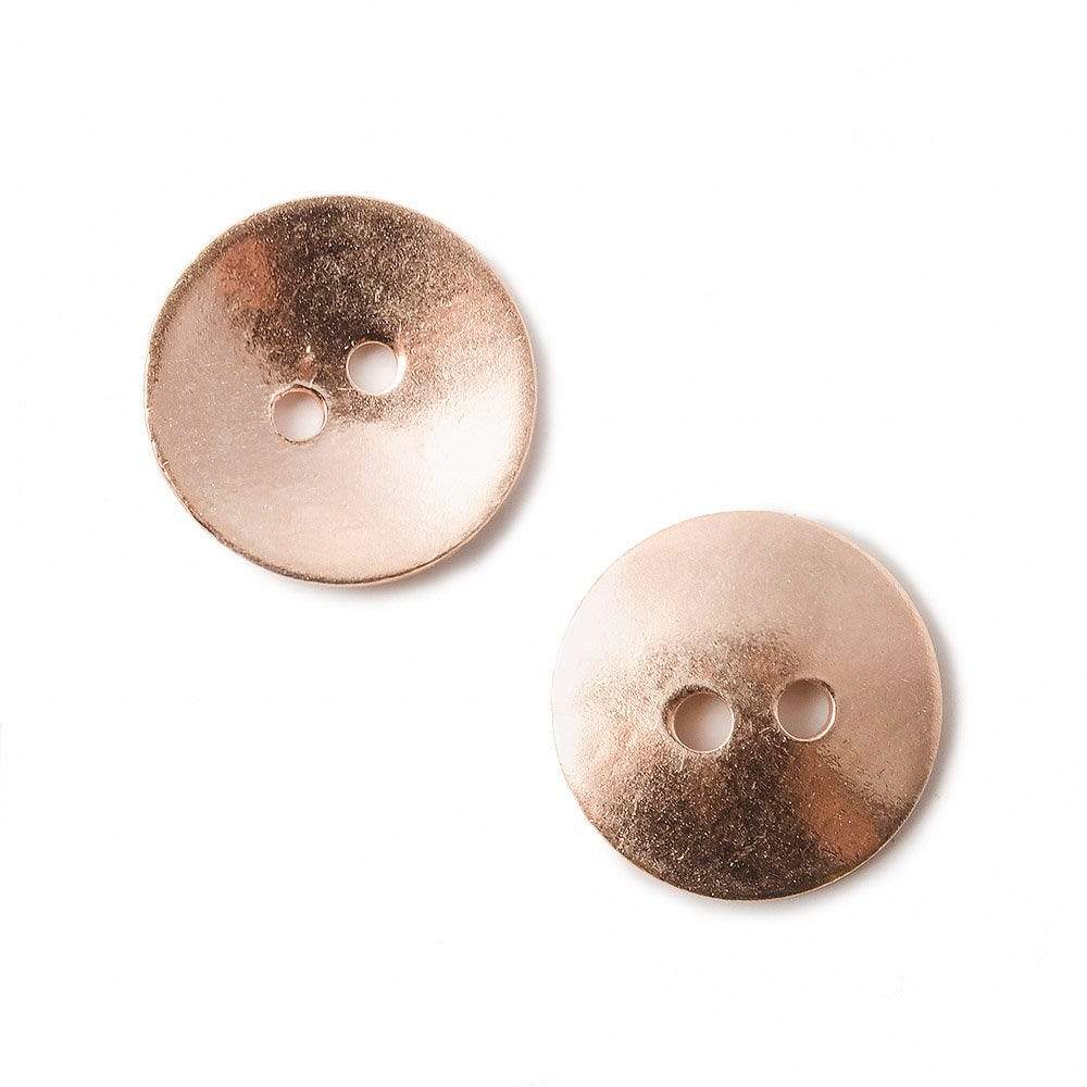 16mm Rose Gold Round Button 10 pieces (ONLINE ORDER ONLY)