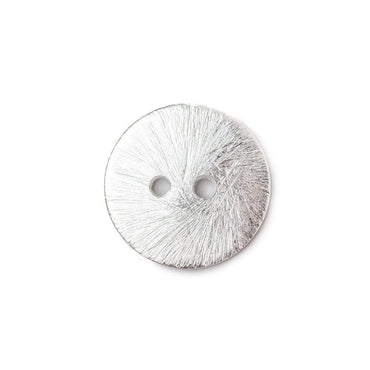 16mm Silver plated Disc Button Brushed, 10 pieces (ONLINE ORDER ONLY)