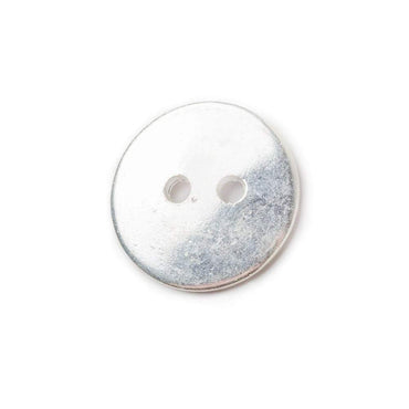 16mm Silver plated Round Button, 10 pieces (ONLINE ORDER ONLY)