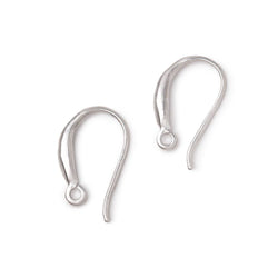 16mm Sterling Silver Earwire with a Satin Finish Set of 2 pieces (ONLINE ORDER ONLY)