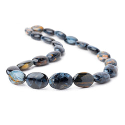 16x10-21x15mm Pietersite plain oval beads 16 inch 23 pieces AAA (ONLINE ORDER ONLY)