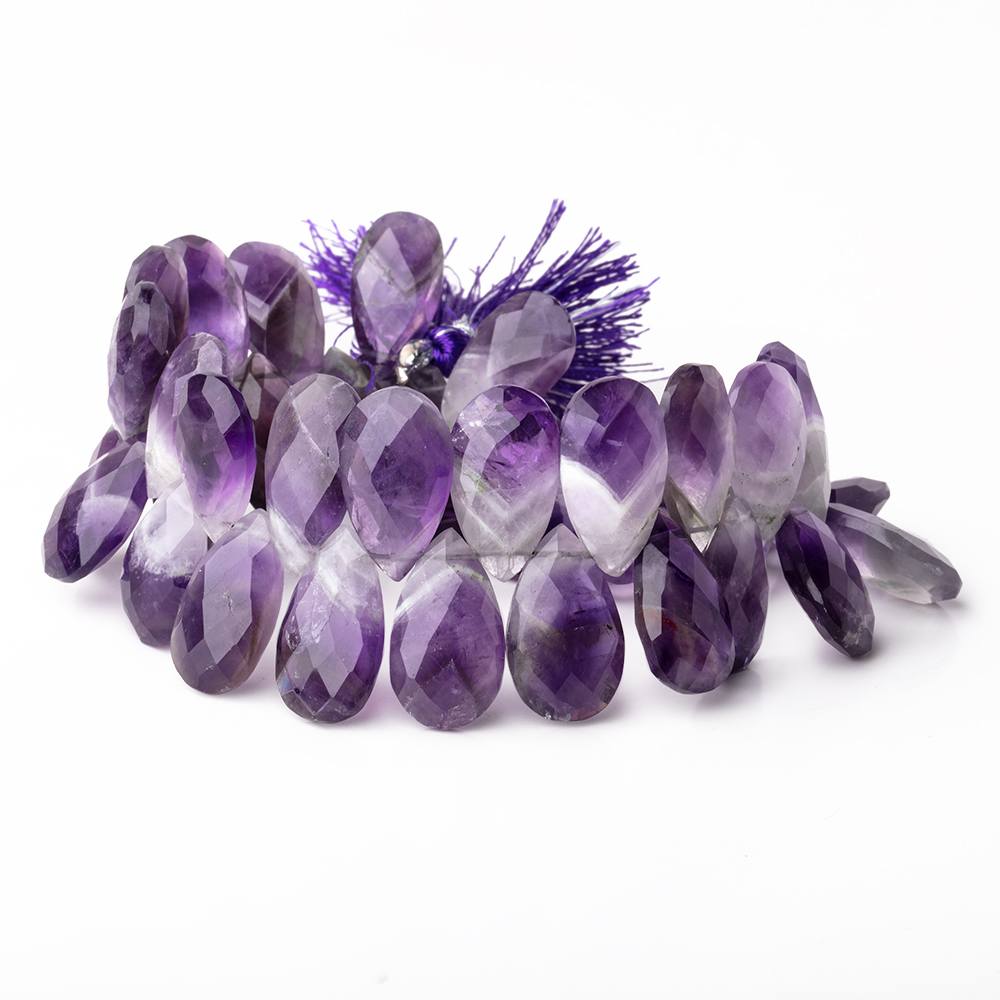 22x12-24x14mm Cape Amethyst Faceted Pear Beads 8 inch 35 pieces (ONLINE ORDER ONLY)