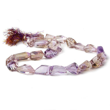 16x11-20x11.5mm Ametrine Faceted Nugget Beads 16 inch 23 pieces AAA (ONLINE ORDER ONLY)