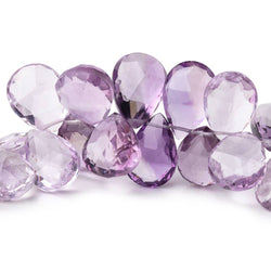 16x11mm Amethyst & Pink Amethyst Faceted Pear Beads 8 inch 40 pieces (ONLINE ORDER ONLY)