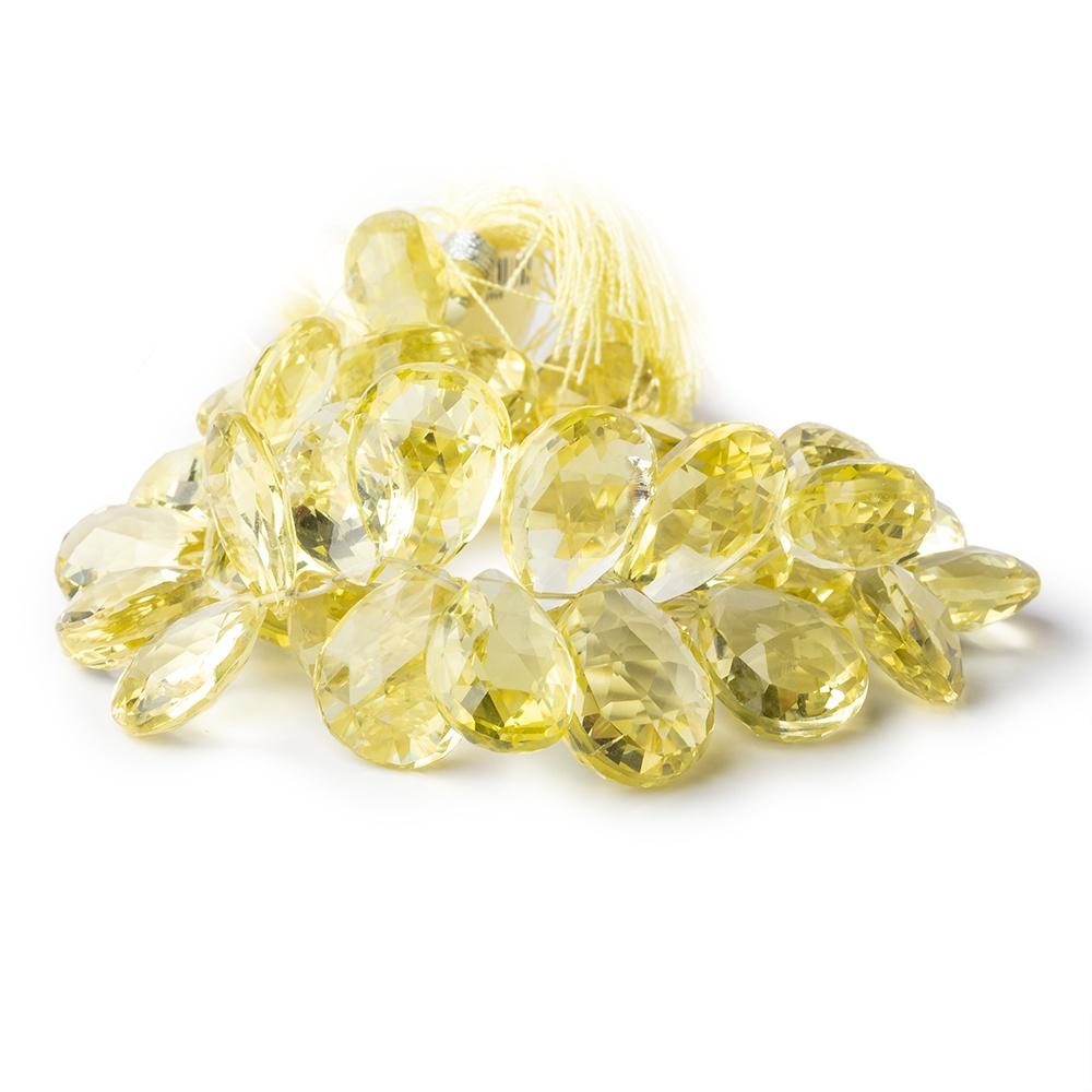 16x12-19x15mm Lemon Quartz Faceted Pear Beads 8 inch 39 pieces AAA (ONLINE ORDER ONLY)