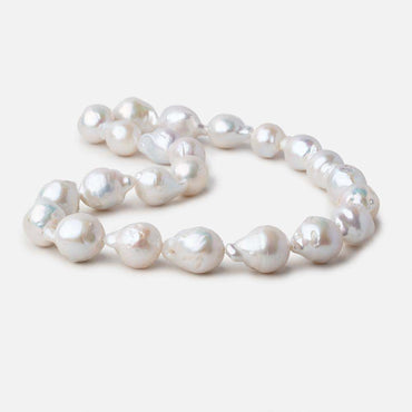16x12-20x14mm Off White Ultra Baroque Freshwater Pearls 16 inch 23 pieces (ONLINE ORDER ONLY)