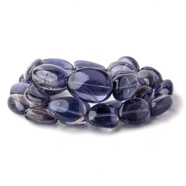 16x12-26x14mm Iolite plain nugget beads 20 inch 27 pieces AA (ONLINE ORDER ONLY)