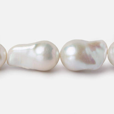 16x13-26x15mm Off White Ultra Baroque Freshwater Pearl 16 inch 18 pieces A (ONLINE ORDER ONLY)