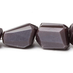 16x13-29x21mm Chocolate Moonstone faceted nugget beads 15 inch 20 pieces (ONLINE ORDER ONLY)