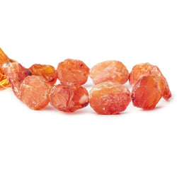 16x13x5-20x16x6mm Pumpkin Orange Agate Hammer Faceted Oval Beads 8 inch 14 pcs (ONLINE ORDER ONLY)