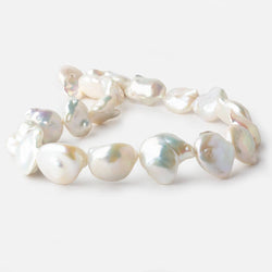 16x20-20x22mm Off White Ultra Baroque Freshwater Pearl 16 inch 20 pieces A (ONLINE ORDER ONLY)