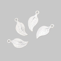 16x8.5mm Leaf Pendant Charm Set of 4 pieces (ONLINE ORDER ONLY)