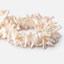 17-20mm Cream Biwa Freshwater Pearls 16 inch 60 beads AAA (ONLINE ORDER ONLY)