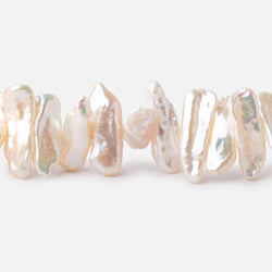 17-20mm Cream Biwa Freshwater Pearls 16 inch 60 beads AAA (ONLINE ORDER ONLY)