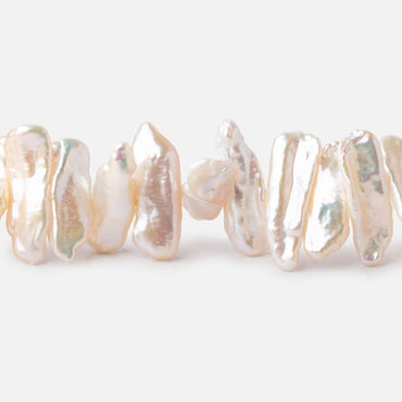 17-20mm Cream Biwa Freshwater Pearls 16 inch 60 beads AAA (ONLINE ORDER ONLY)