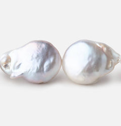 17-22mm Off White Ultra Coin Freshwater Pearl 16 inch 21 pieces (ONLINE ORDER ONLY)