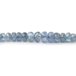 1.7-5mm Ceylon Blue Sapphire Faceted Rondelle Beads 19 inch 290 pieces (ONLINE ORDER ONLY)