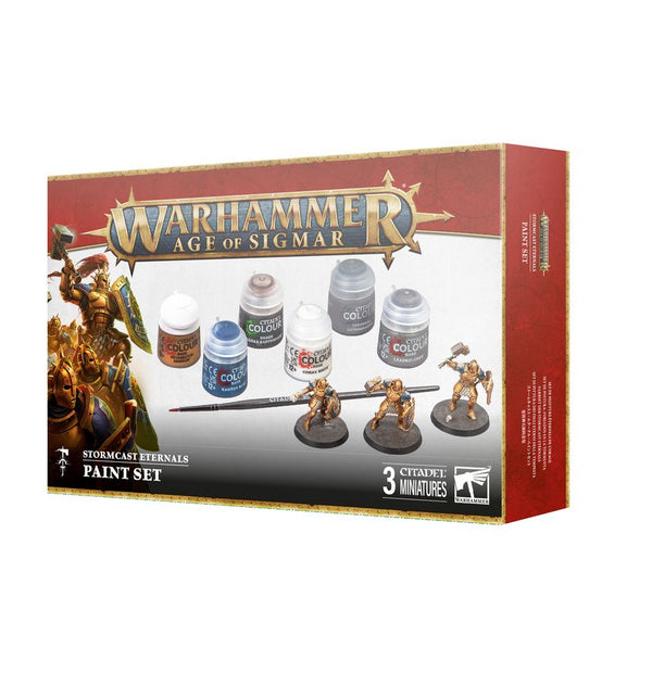Warhammer: Age of Sigmar - Stormcast Eternals Paint Set (ONLINE ORDER ONLY)