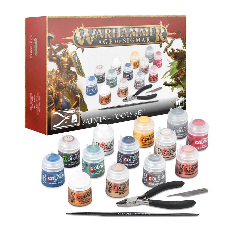 Age of Sigmar Paint + Tool Set