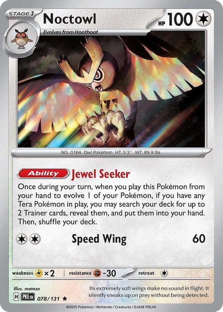 Noctowl (078/131) [Scarlet & Violet: Prismatic Evolutions] (Online Only)