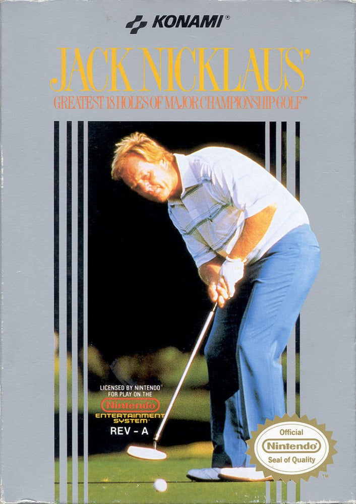 Jack Nicklaus' Greatest 18 Holes of Major Championship Golf (Nintendo NES) (Online Order Only)