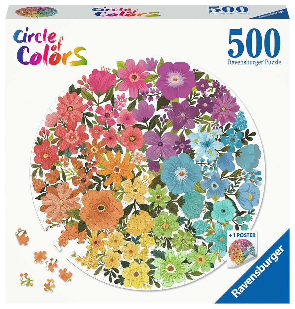 Puzzle: Circle of Colors - Flowers (ONLINE ORDER ONLY)