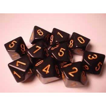 Chessex d10 Set of 10 Dice (ONLINE ORDER ONLY)
