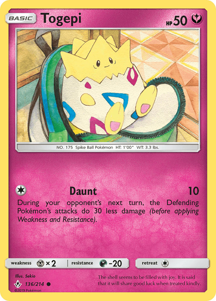 Togepi (136/214) [Sun & Moon: Unbroken Bonds] (Online Only)