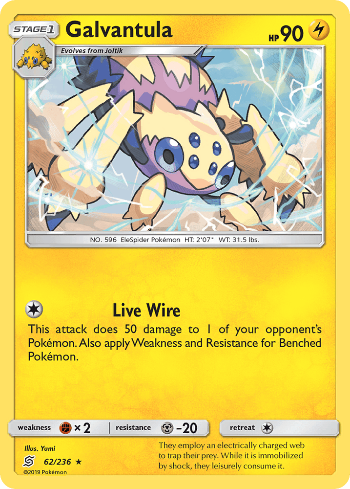 Galvantula (62/236) [Sun & Moon: Unified Minds] (Online Only)