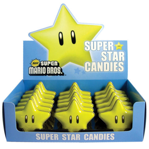 Nintendo Super Mario Bros Super Star Candies (1 Tin)