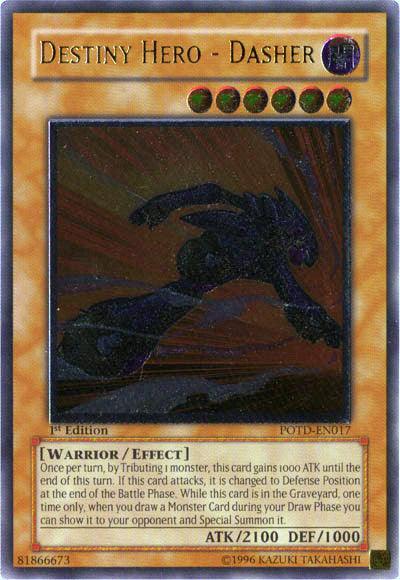 Destiny Hero - Dasher [POTD-EN017] Ultimate Rare (ONLINE ORDER ONLY)