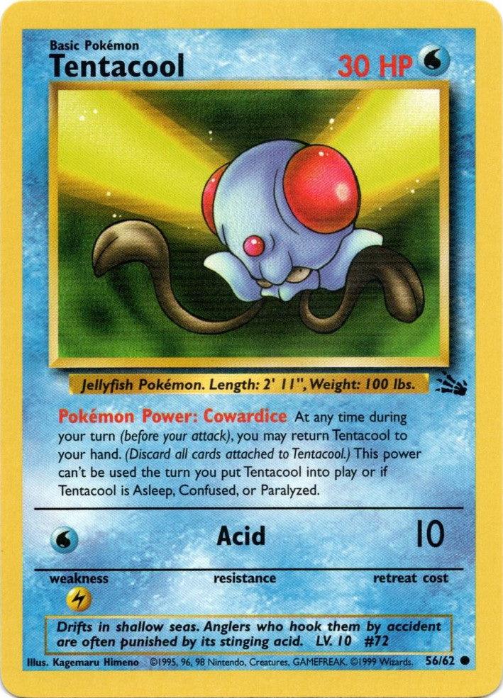 Tentacool (56/62) [Fossil Unlimited] (Online Only)