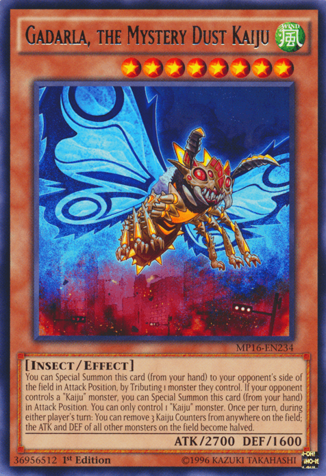 Gadarla, the Mystery Dust Kaiju [MP16-EN234] Rare (ONLINE ORDER ONLY)