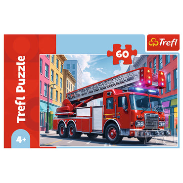 Trefl Kids Fire Truck 60 Piece Puzzle