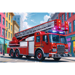 Trefl Kids Fire Truck 60 Piece Puzzle