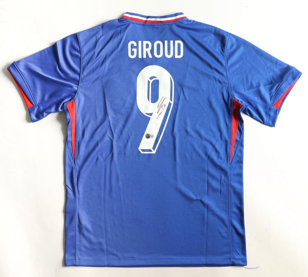 Olivier Giroud Signed Team France Authentic Nike Dri-Fit Jersey (Beckett) (Online Order Only)