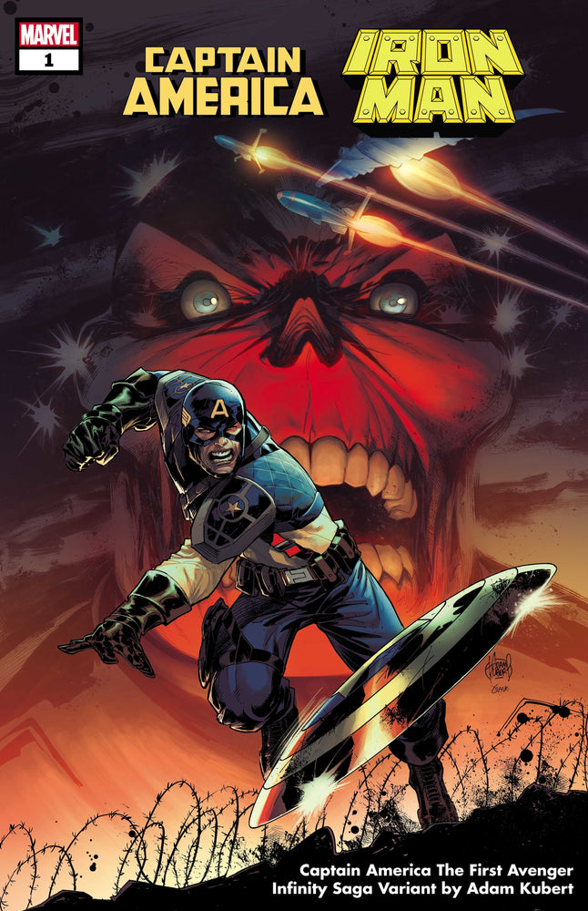 Captain America Iron Man #1 D (Of 5) Adam Kubert Infinity Saga Variant (11/24/2021) Marvel (ONLINE ORDER ONLY)