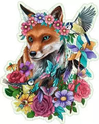 Wooden Puzzle: Colorful Fox (ONLINE ORDER ONLY)