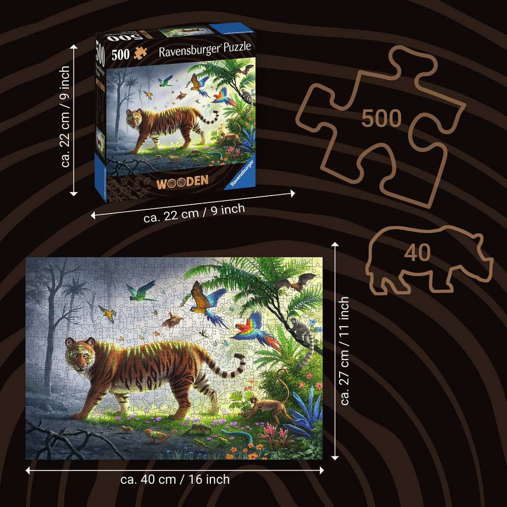 Wooden Puzzle: Jungle Tiger (ONLINE ORDER ONLY)