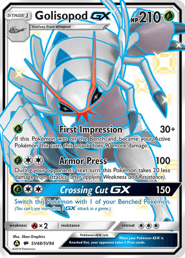 Golisopod GX (SV48/SV94) [Sun & Moon: Hidden Fates - Shiny Vault] (Online Only)