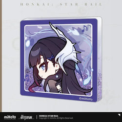 Honkai: Star Rail Pom-Pom Exhibition Series Acrylic Glitter Quicksand Refrigerator Magnets