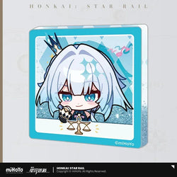 Honkai: Star Rail Pom-Pom Exhibition Series Acrylic Glitter Quicksand Refrigerator Magnets