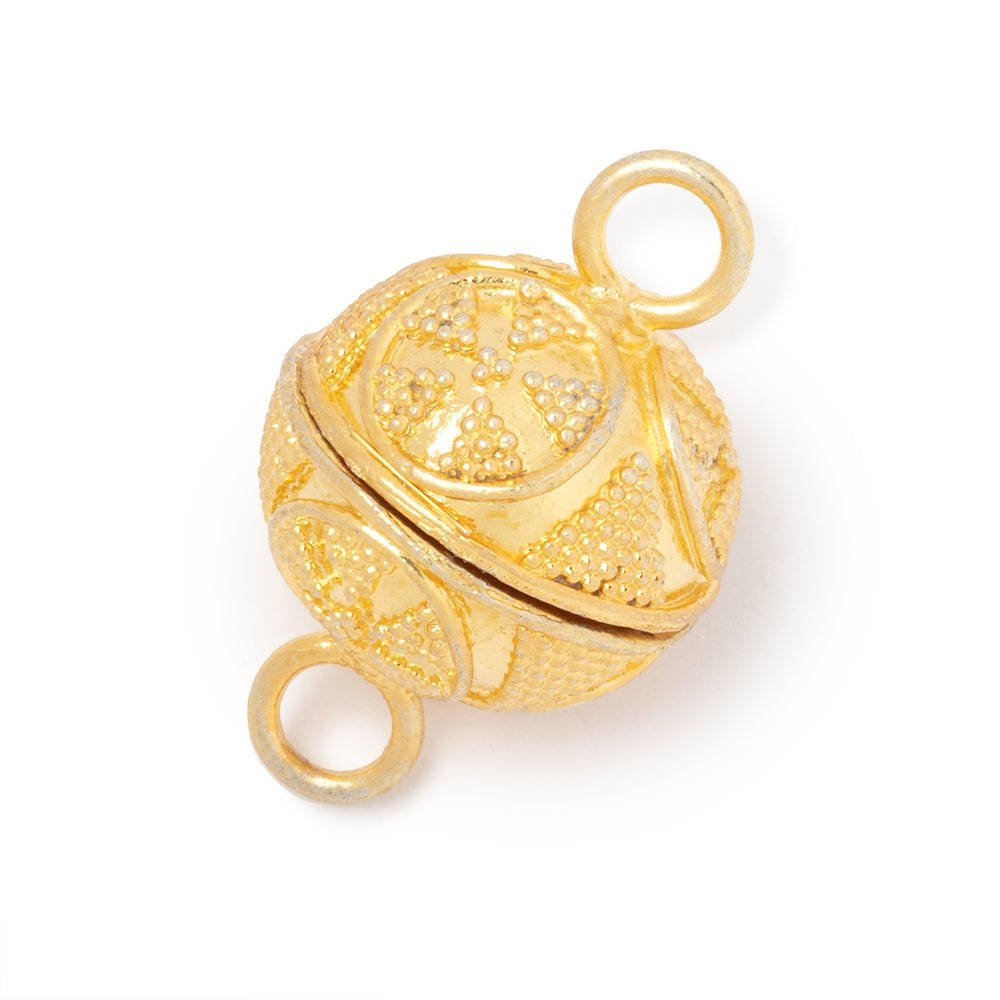 17.5mm Roval Miligrain Design Magnetic Clasp 1 piece (ONLINE ORDER ONLY)