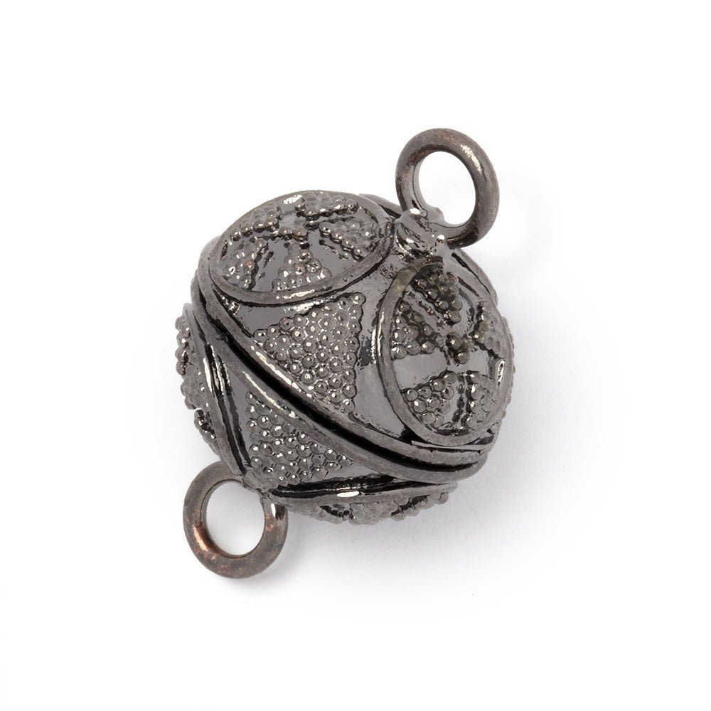 17.5mm Roval Miligrain Design Magnetic Clasp 1 piece (ONLINE ORDER ONLY)