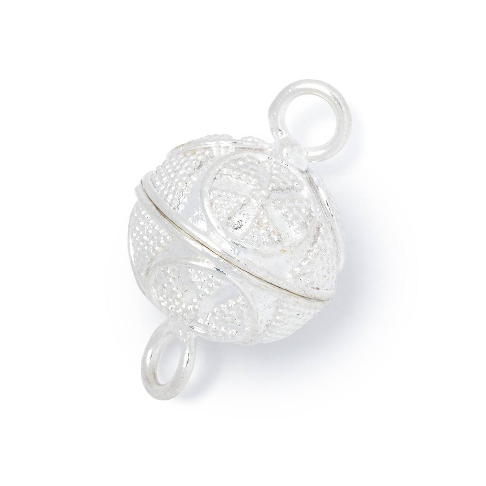 17.5mm Roval Miligrain Design Magnetic Clasp 1 piece (ONLINE ORDER ONLY)