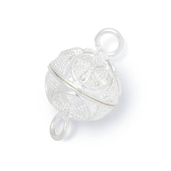 17.5mm Roval Miligrain Design Magnetic Clasp 1 piece (ONLINE ORDER ONLY)