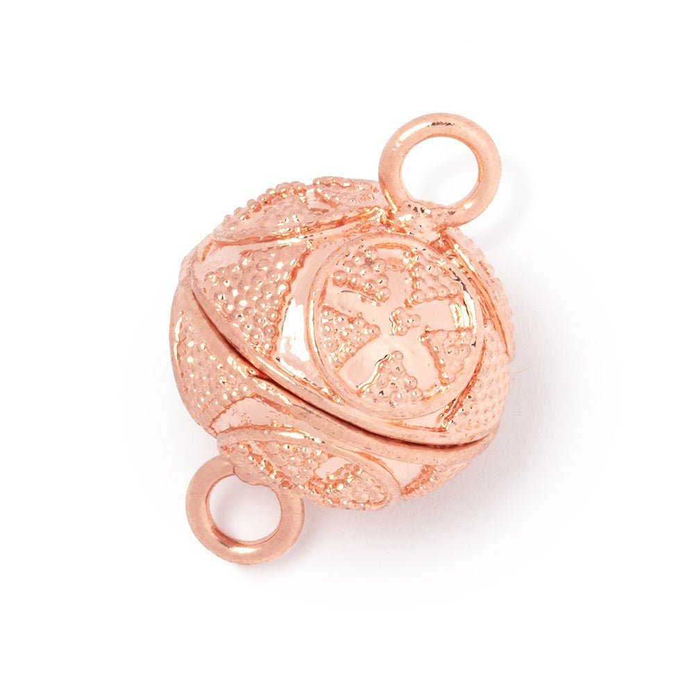 17.5mm Roval Miligrain Design Magnetic Clasp 1 piece (ONLINE ORDER ONLY)