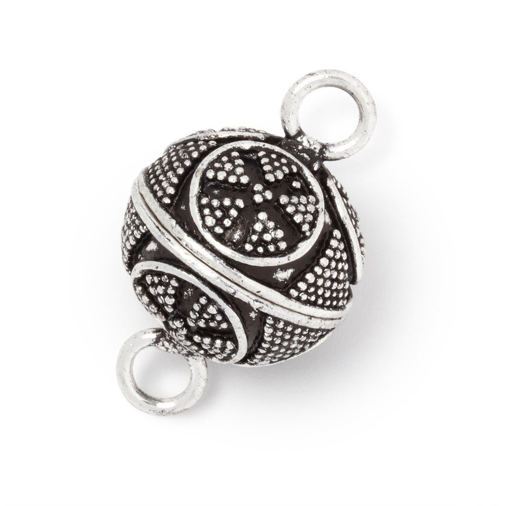 17.5mm Roval Miligrain Design Magnetic Clasp 1 piece (ONLINE ORDER ONLY)