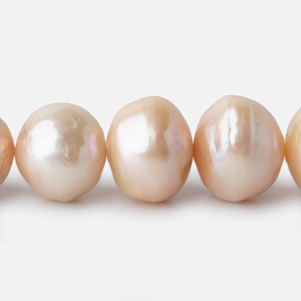 17.5x11-17x15mm Peach Baroque Freshwater Pearl 16 inch 32 pieces (ONLINE ORDER ONLY)